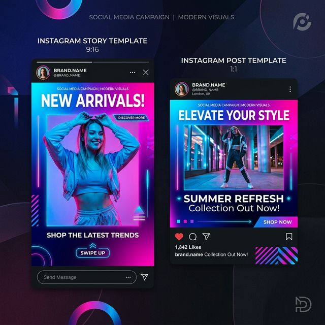 Pulse Campaign — Social media design